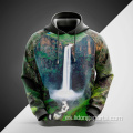 Moda OEM Hoodie Hecho a medida Plus Tamaño Men Cremallera Sport Chaqueta Atlética Sudadera Sudadera Sudadera Sudadera